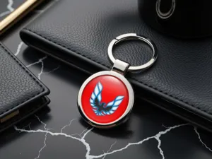 Pontiac Anello Chiave Personalizzato Stile Lucido con Foto